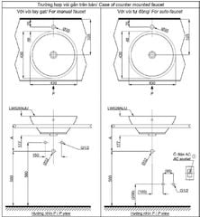 Chậu Lavabo TOTO LW526NJU Bán Âm