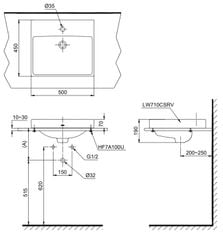 Chậu Rửa Lavabo TOTO LT710CSR Đặt Bàn