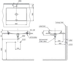 Chậu đặt trên bàn LT4716G19#XW