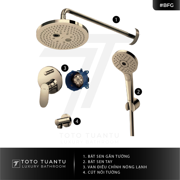 Bộ sen tắm âm tường  TBW01004A  TBW01010A  TBG01304BA/TBN01001B  TBW01014B
