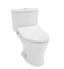 Bồn cầu hai khối CS735DE4 nắp đóng êm kèm vòi rửa TCW1211A