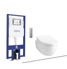 Bàn Cầu TOTO CW812REA/TCF24460AAA/WH172AT/TCA465 Nắp Điện Tử Treo Tường