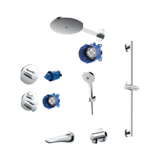 Tổ hợp sen âm tường GLOBAL FITTINGS TBW01005B