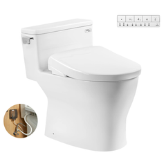 Bồn Cầu Điện Tử TOTO MS188VKW23 Nắp Washlet TCF47360GAA S7