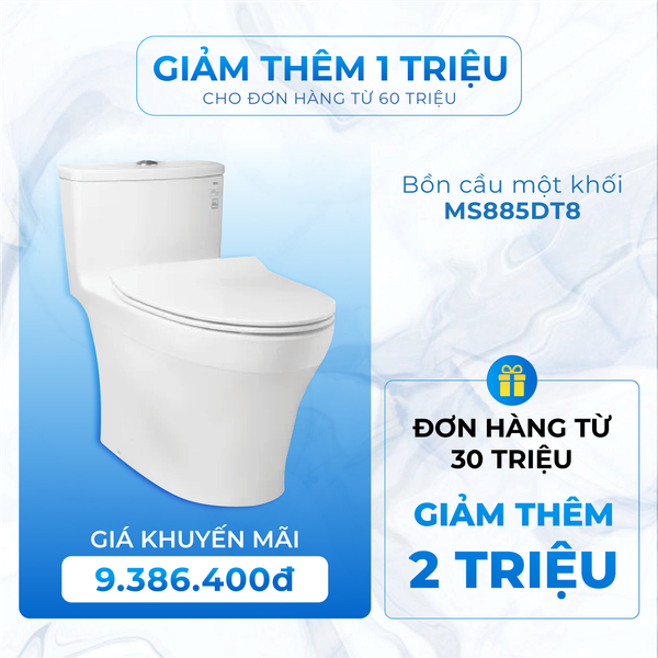 Bàn cầu một khối MS885DT8