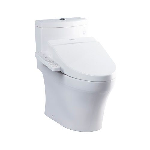 Bàn cầu 1 khối  nắp điện tử MS889DW7 - TOTO TUẤN TÚ