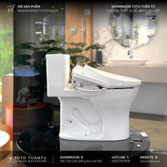 Bồn cầu điện tử TOTO MS855DW18 nắp rửa Washlet TCF23710AAA C2 Simple