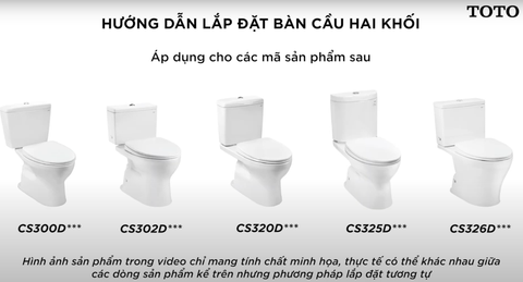 Bồn cầu hai khối CS326DE4 kèm nắp rửa cơ ECOWASHER TCW1211A