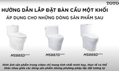 Bàn cầu một khối MS889CDRW12#XW