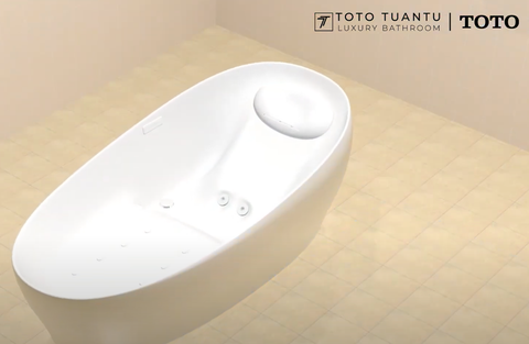 Bồn tắm đặt sàn massage sục khí PJYD2200PWE#GW