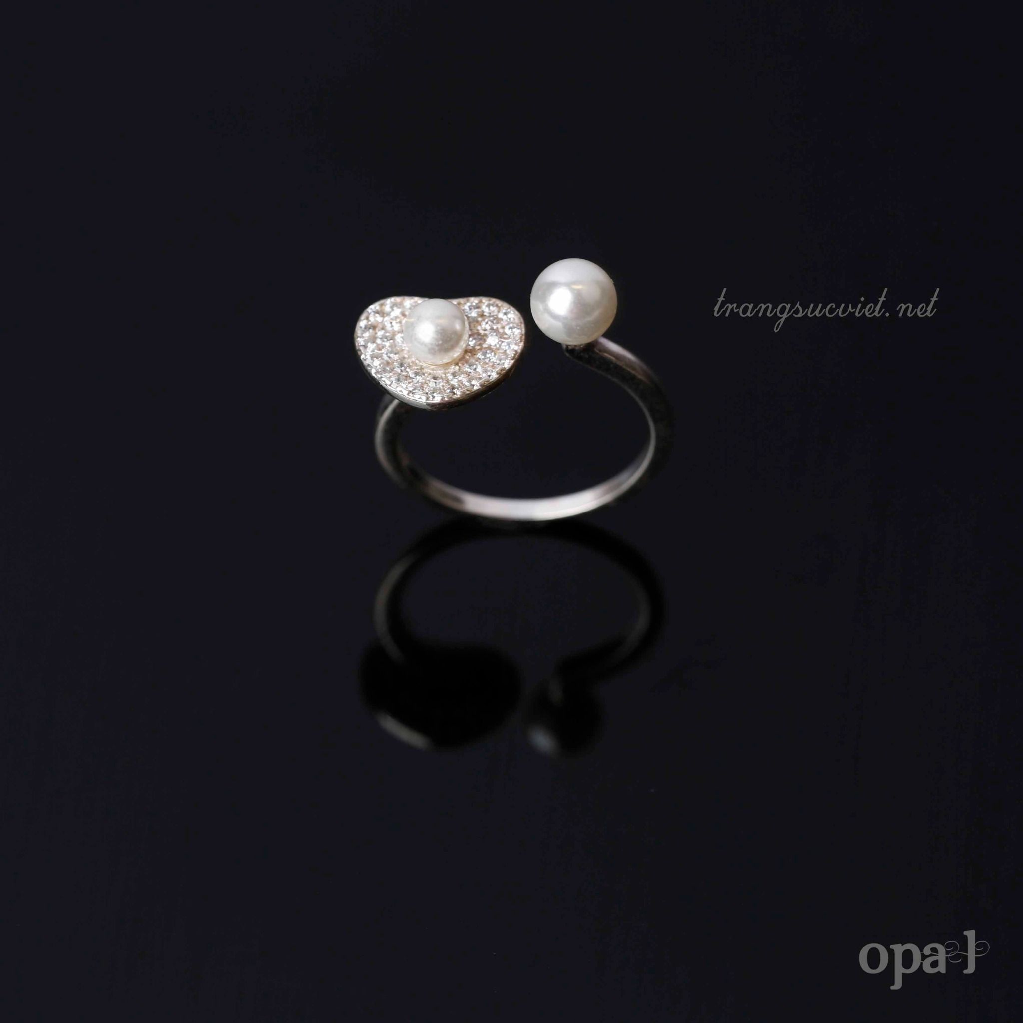  Nhẫn Opal tối giản – Dành cho người yêu, em gái ưu đãi tháng 4: 350K 