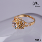  RR11- Nhẫn bạc nữ đính đá Ross OPAL 