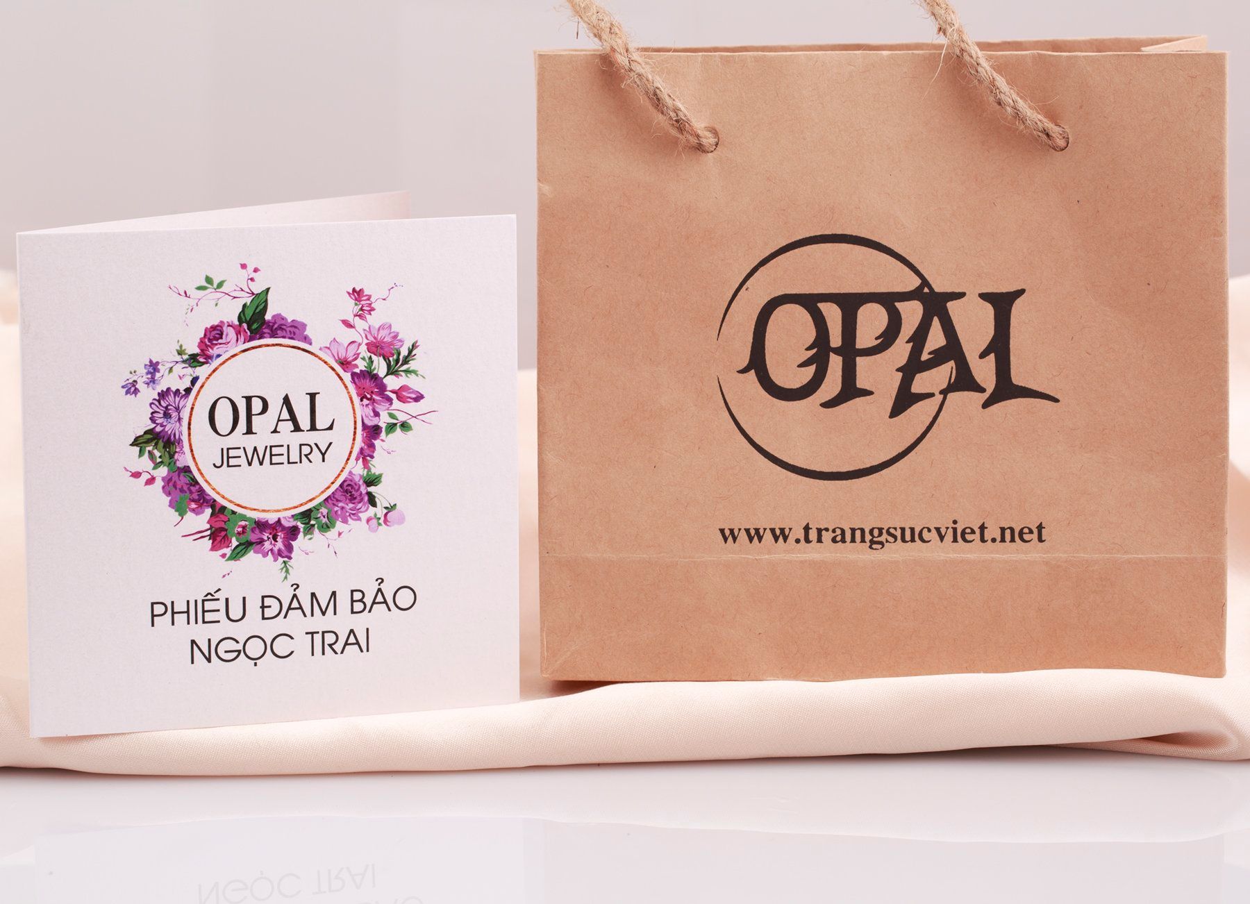  PN47 - Bộ trang sức chuỗi ngọc trai  OPAL 