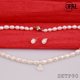  SETP90-Bộ trang sức ngọc trai OPAL 