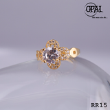  RR15- Nhẫn bạc nữ đính đá Ross OPAL 