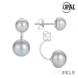  PE18- Hoa tai ngọc trai 2in1 OPAL 