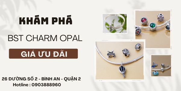  BST CHARM BẠC CÁ TÍNH TRẺ TRUNG THƯƠNG HIỆU OPAL 