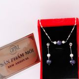  Set dây chuyền và hoa tai thương hiệu Opal HT2 