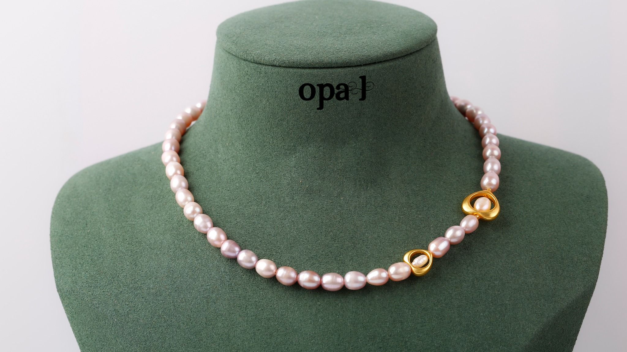  VÒNG CỔ NGỌC TRAI DẠNG CHOKER TRẺ TRUNG THƯƠNG HIỆU OPAL ,TẶNG HOA TAI TRỊ GIÁ 350K 