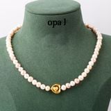  VÒNG CỔ NGỌC TRAI DẠNG CHOKER TRẺ TRUNG THƯƠNG HIỆU OPAL ,TẶNG HOA TAI TRỊ GIÁ 350K 