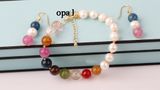  BỘ SẢN PHẨM THIẾT KẾ GIỮA NGỌC TRAI VÀ ĐÁ MÃ NÃO  NHIỀU MÀU THƯƠNG HIỆU OPAL 