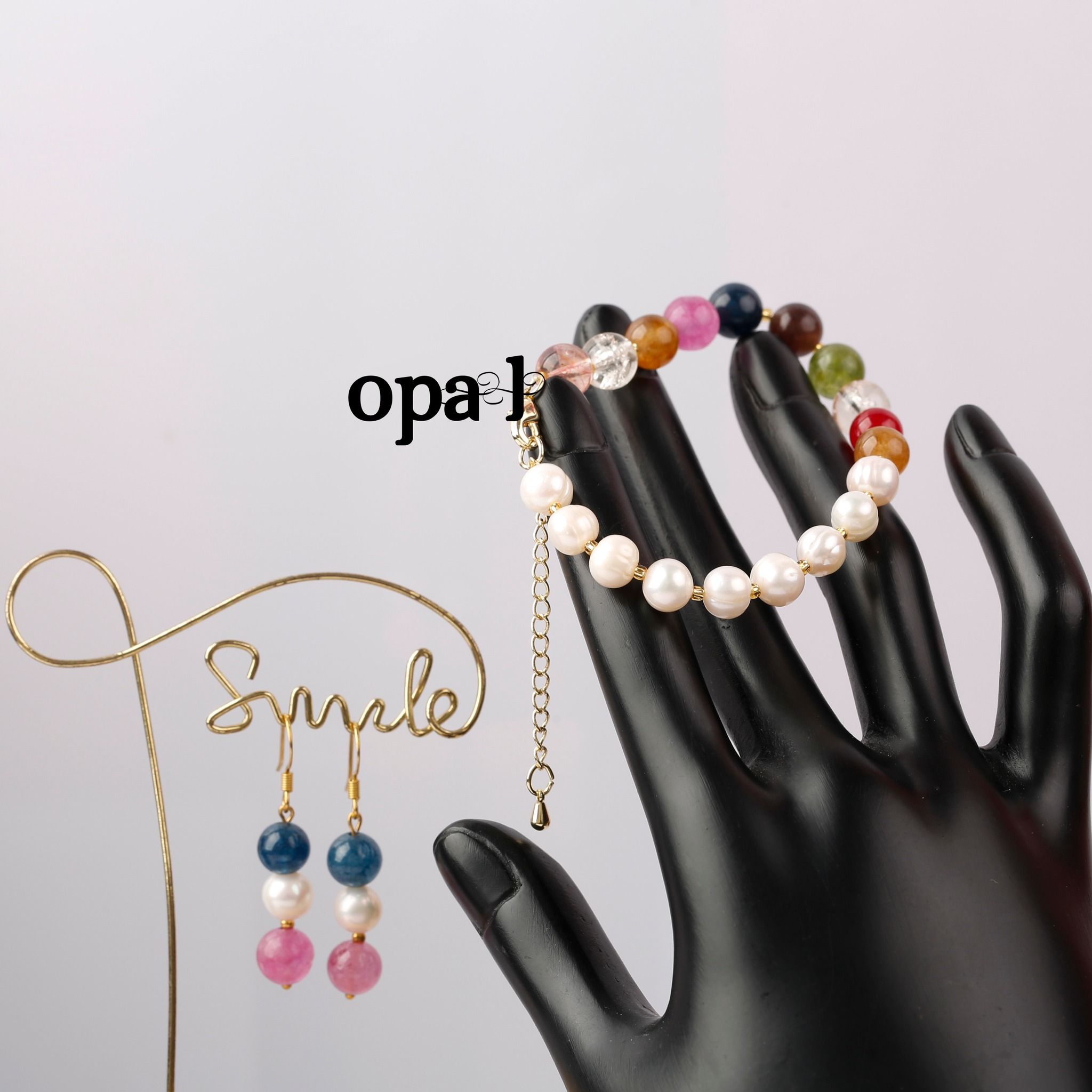  BỘ SẢN PHẨM THIẾT KẾ GIỮA NGỌC TRAI VÀ ĐÁ MÃ NÃO  NHIỀU MÀU THƯƠNG HIỆU OPAL 