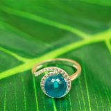  NHẪN ĐÍNH ĐÁ - CHẤT LIỆU BẠC THƯƠNG HIỆU OPAL 