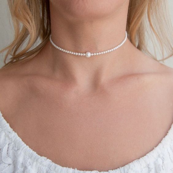  BST Choker Ngọc Trai phong cách hiện đại thương  hiệu Opal 