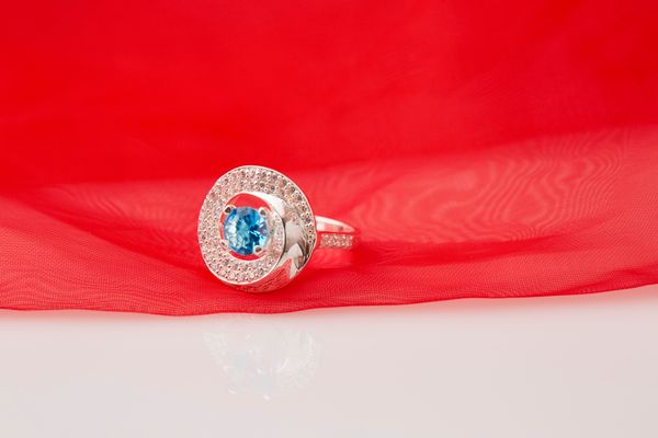  Nhẫn Bạc đính đá Ross thương hiệu Opal 