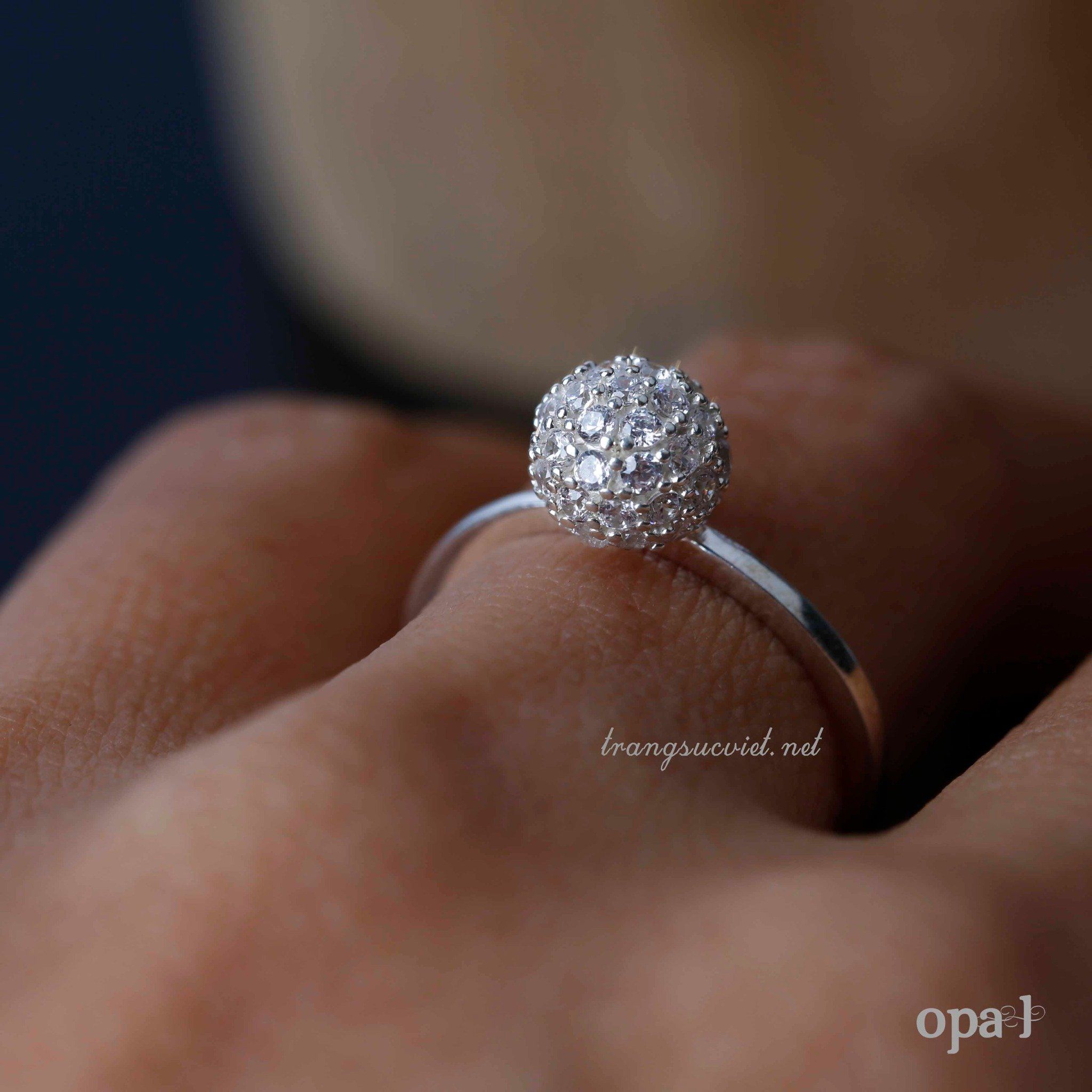  Nhẫn Opal tối giản – Dành cho người yêu, em gái ưu đãi tháng 4: 350K 