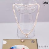  SETP57- Bộ trang sức ngọc trai OPAL 