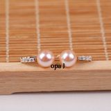  Hoa tai Bạc đính Ngọc trai phong cách trẻ trung thương hiệu Opal 