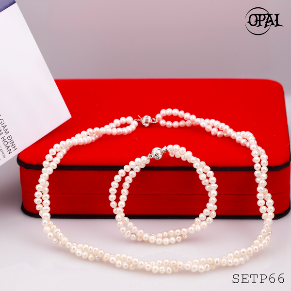  SETP66-Bộ trang sức ngọc trai OPAL 