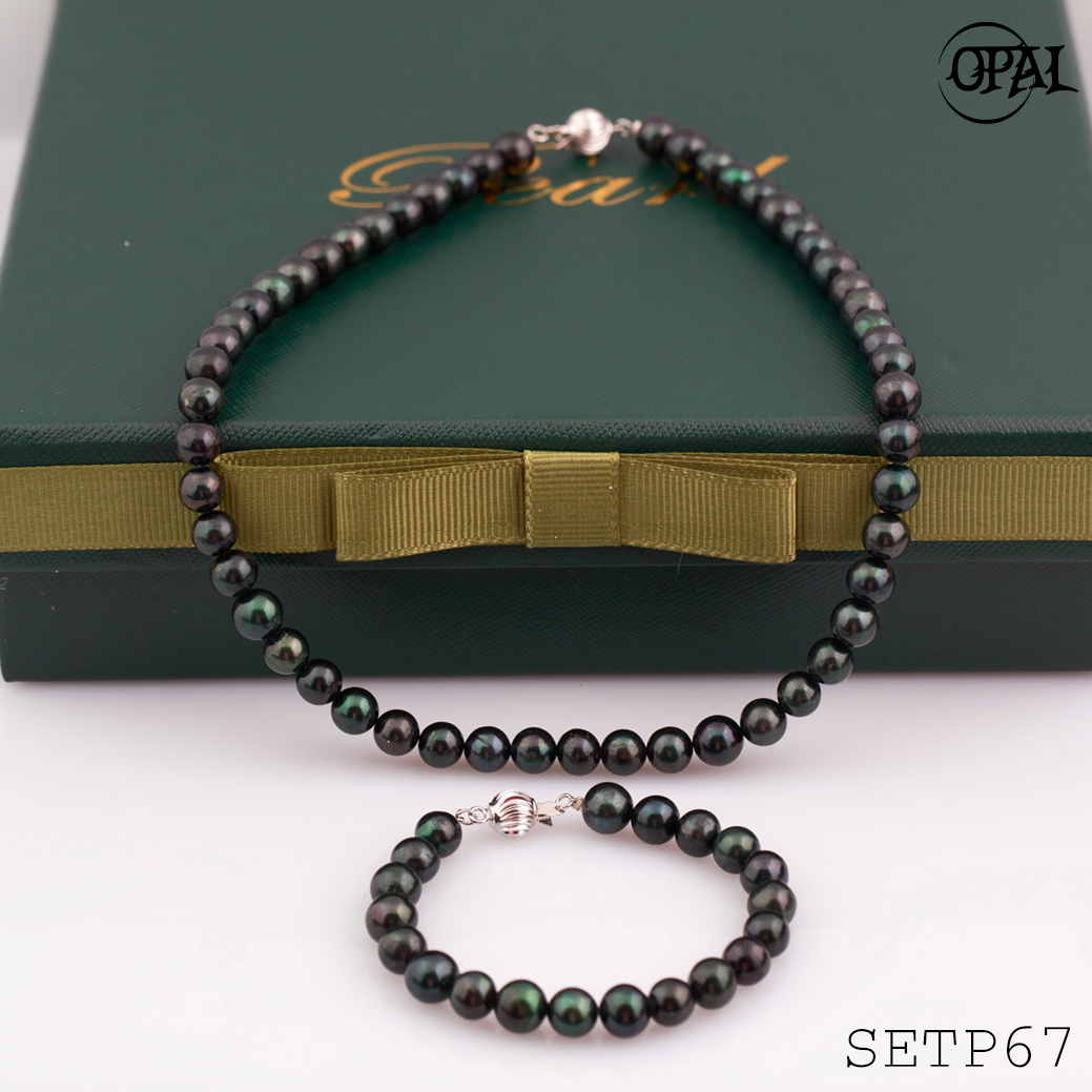  SETP67-Bộ trang sức ngọc trai OPAL 