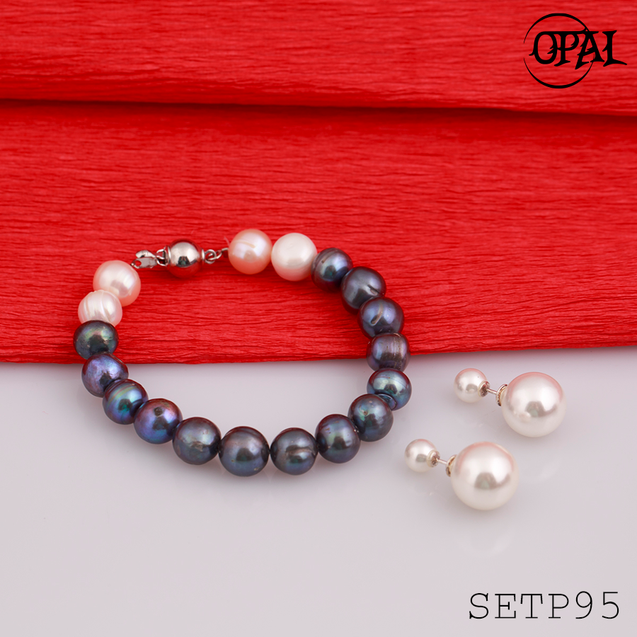  SETP95-Bộ trang sức ngọc trai OPAL 