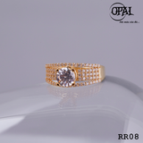  RR08- Nhẫn bạc nữ đính đá Ross OPAL 