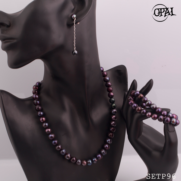  SETP96-Bộ trang sức ngọc trai OPAL 
