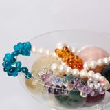  Vòng tay ngọc trai kết hợp đá thạch anh 