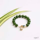  Bộ trang sức đá mã não xanh lục 