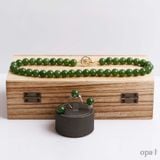  Bộ trang sức đá mã não xanh lục 