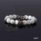  Vòng tay đá tự nhiên Handmade, đá mắt mèo (Cat Eye) 