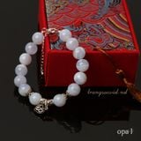  Vòng tay đá tự nhiên Handmade, đá Chalceldony 