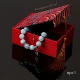  vòng tay đá tự nhiên handmade, đá Jade xanh ngọc 