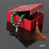  Vòng tay đá tự nhiên Handmade, đá Malachite, đá khổng tử 