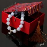  Vòng tay đá tự nhiên Handmade, đá Chalceldony 