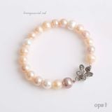  BST Vòng tay ngọc trai Opal – khóa bướm thiết kế 