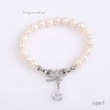  BST Vòng tay ngọc trai Opal – khóa bướm thiết kế 