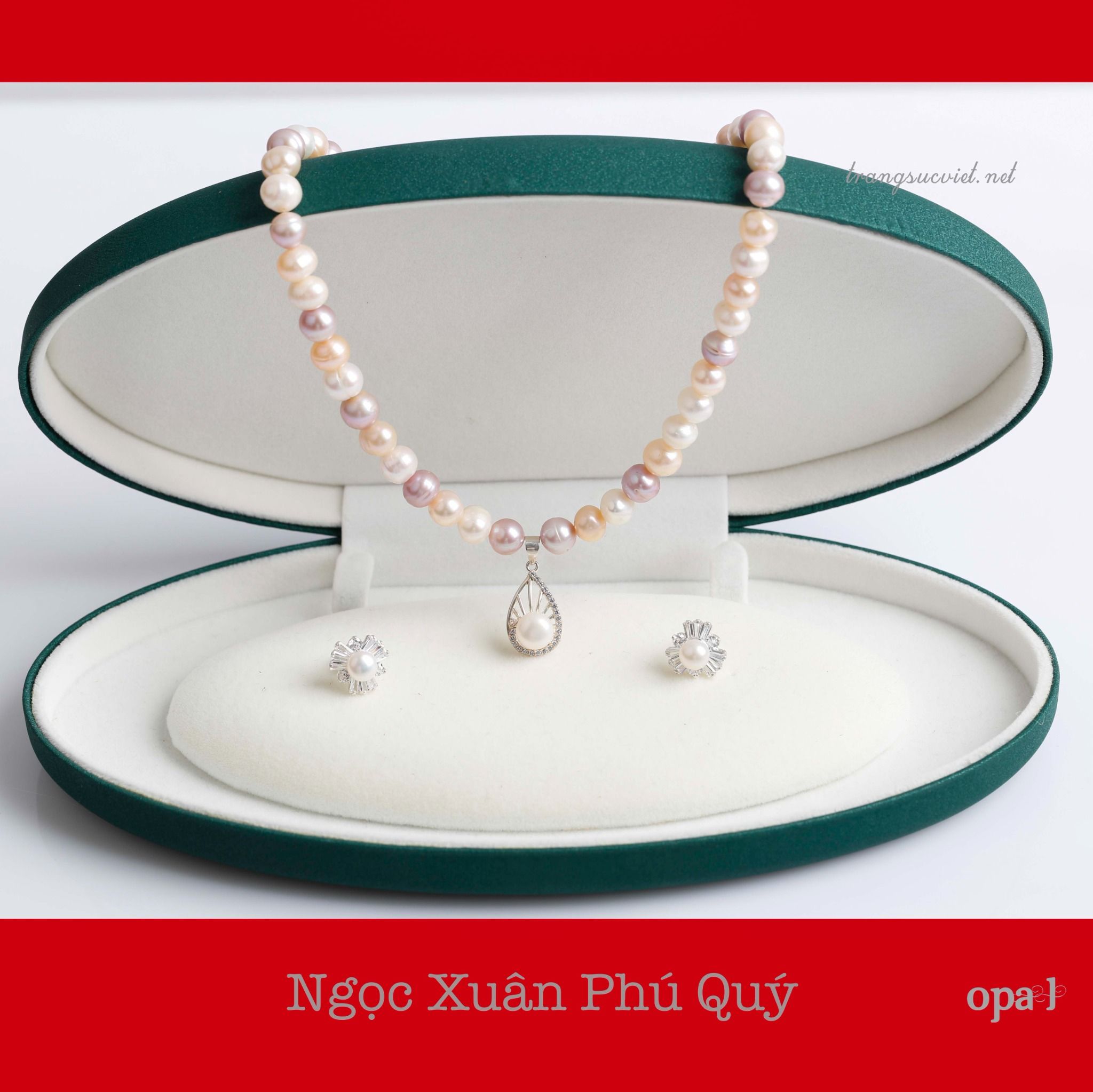  Bộ ngọc trai sắc màu xuân an yên 