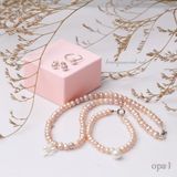  Vòng cổ ngọc trai Choker tím phong cách hiện đại mang xu hướng trẻ trung thương hiệu Opal 