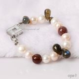  Vòng tay mix đá và ngọc trai Opal phiên bản giới hạn 